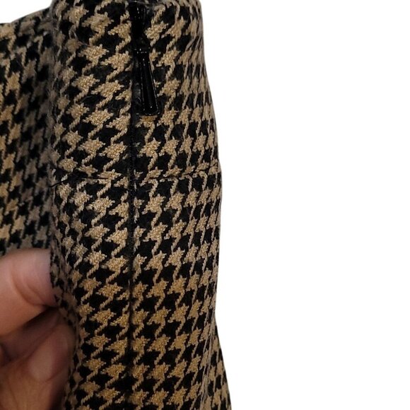 Talbots Houndstooth Womens Pants Size 14P Black & Beige Heritage Collection - Picture 6 of 13